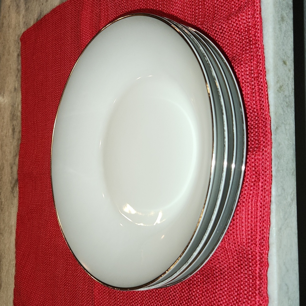 Vintage MCM ROSENTHAL Bettina Smoke Soup Bowls 8.75" Set of 4